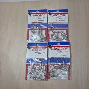 Eagle Claw 6026TA Tarpon Fishing Hooks 7/0 SeaGuard